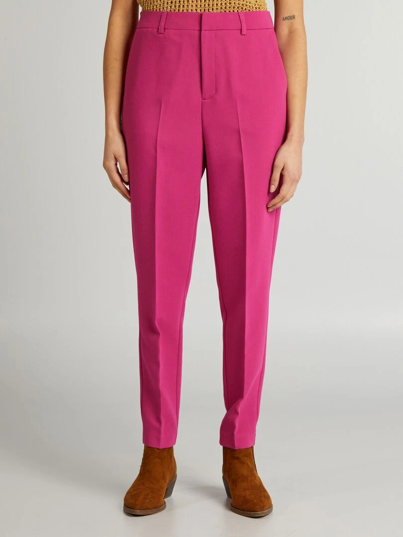 Pantalon cigarette Rose