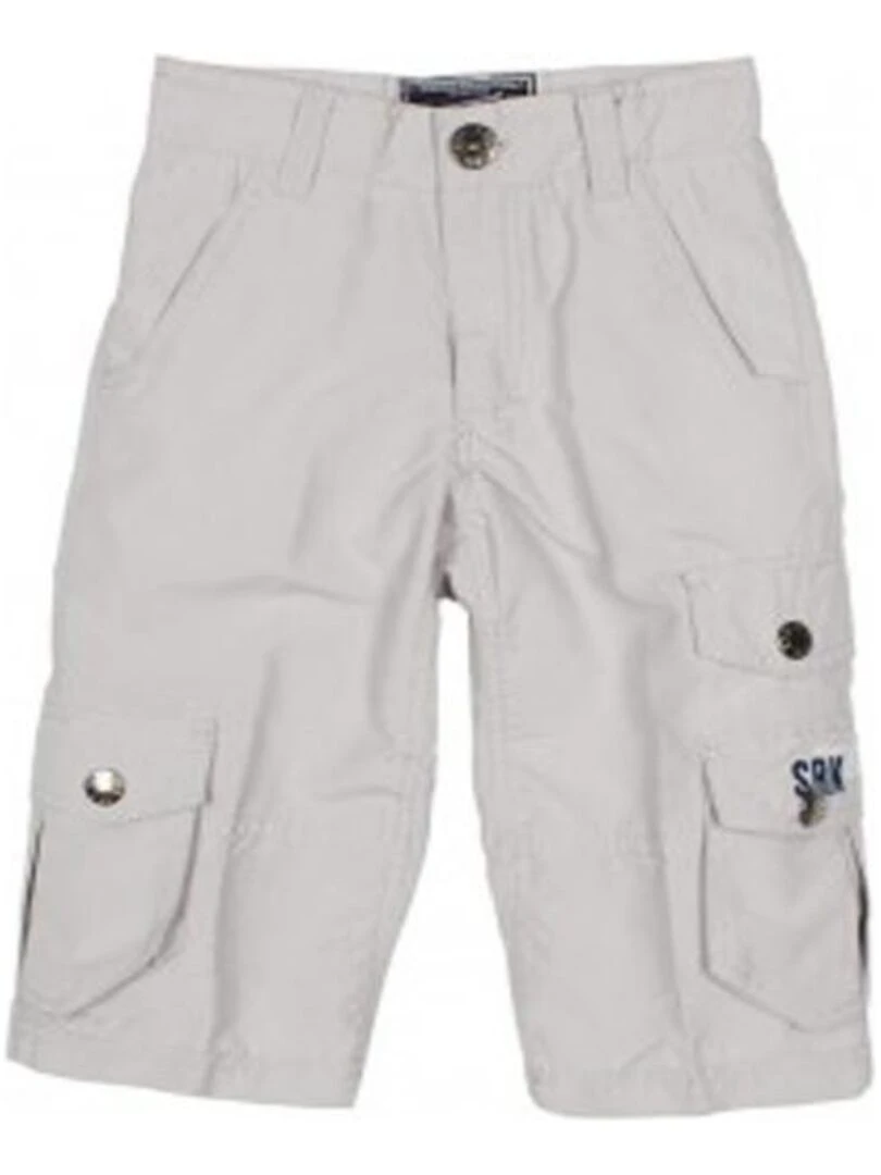 Bermuda garçon ECOFIB SRK Gris