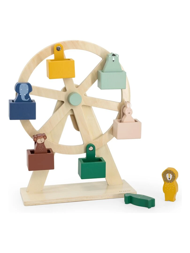 Grande roue des animaux en bois N/A