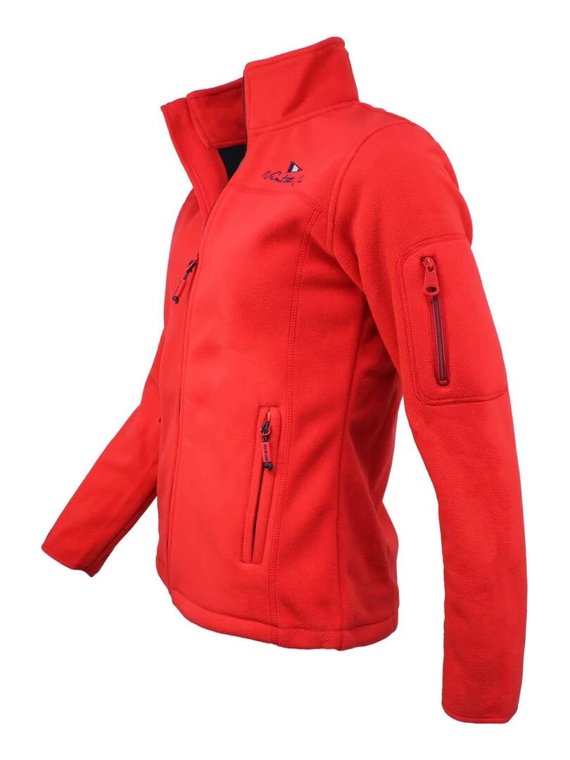 Blouson polaire femme ACIMER   Rouge
