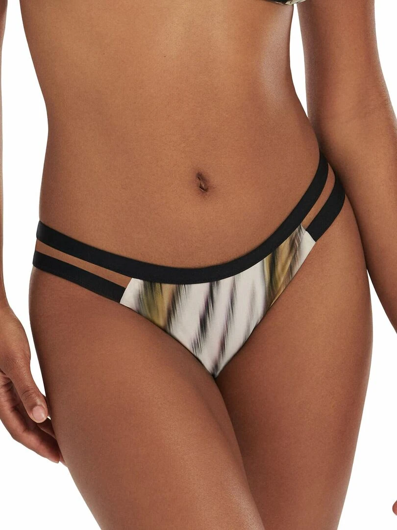 Bas maillot slip de bain taille basse Kefalonia Noir