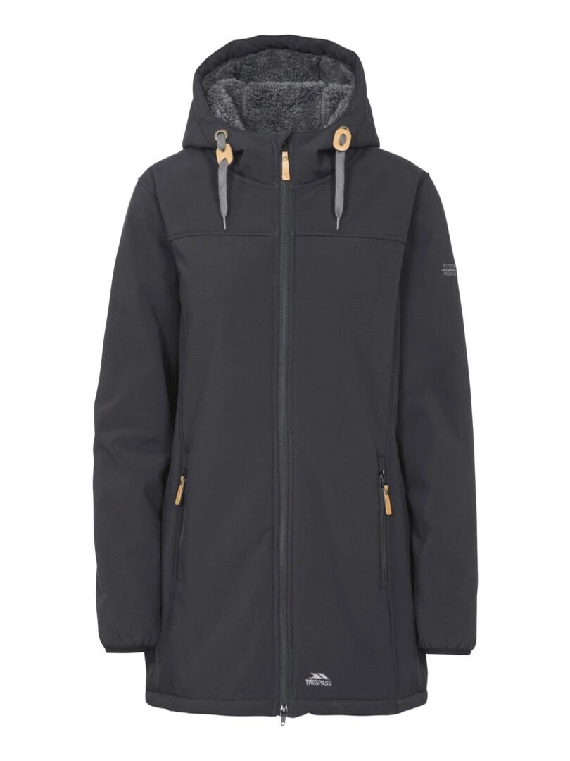 Trespass Veste imperméable longue KRISTEN Noir