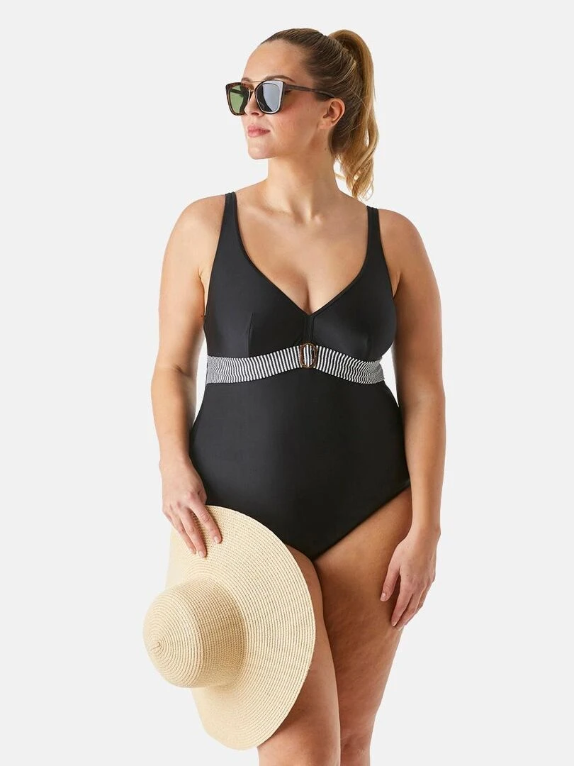 Maillot une pièce BUZIOS   Brigitte Bardot Bain   Noir