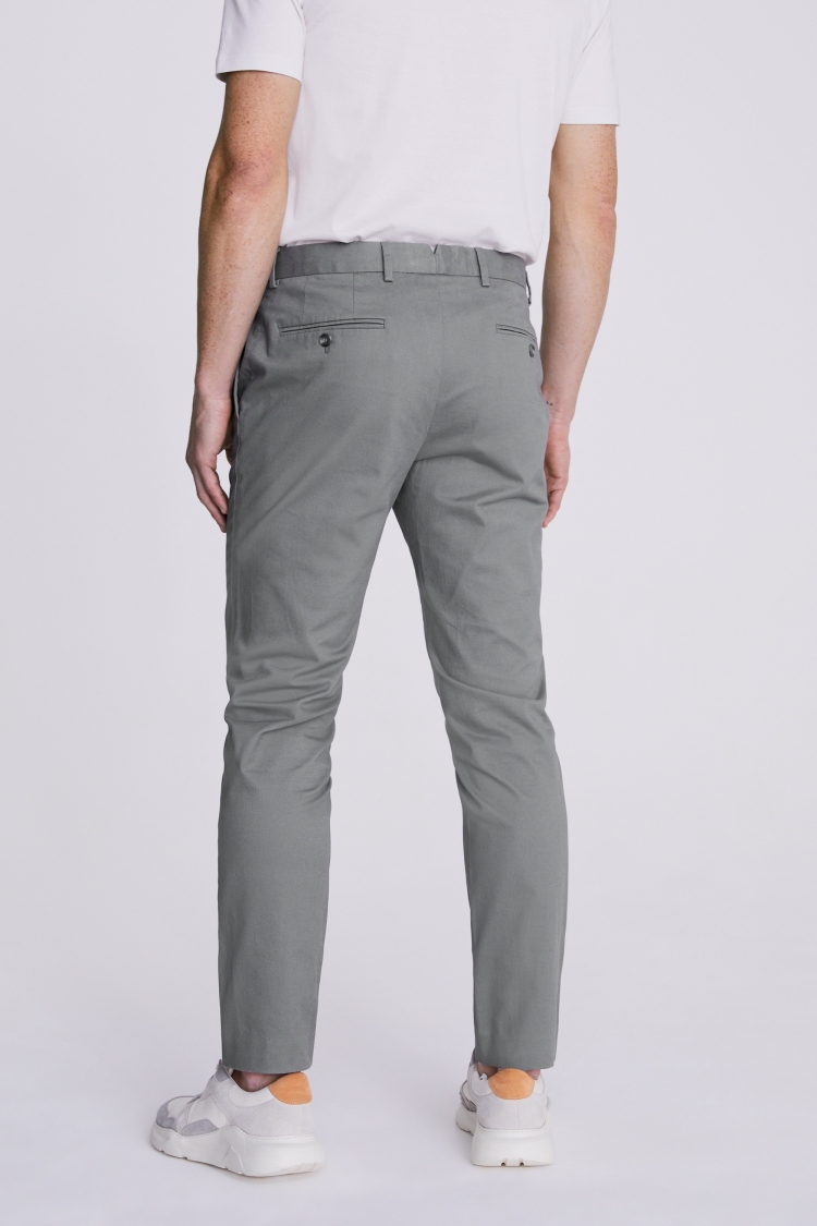 Slim Fit Navy Stretch Chinos    Buy Online at Moss