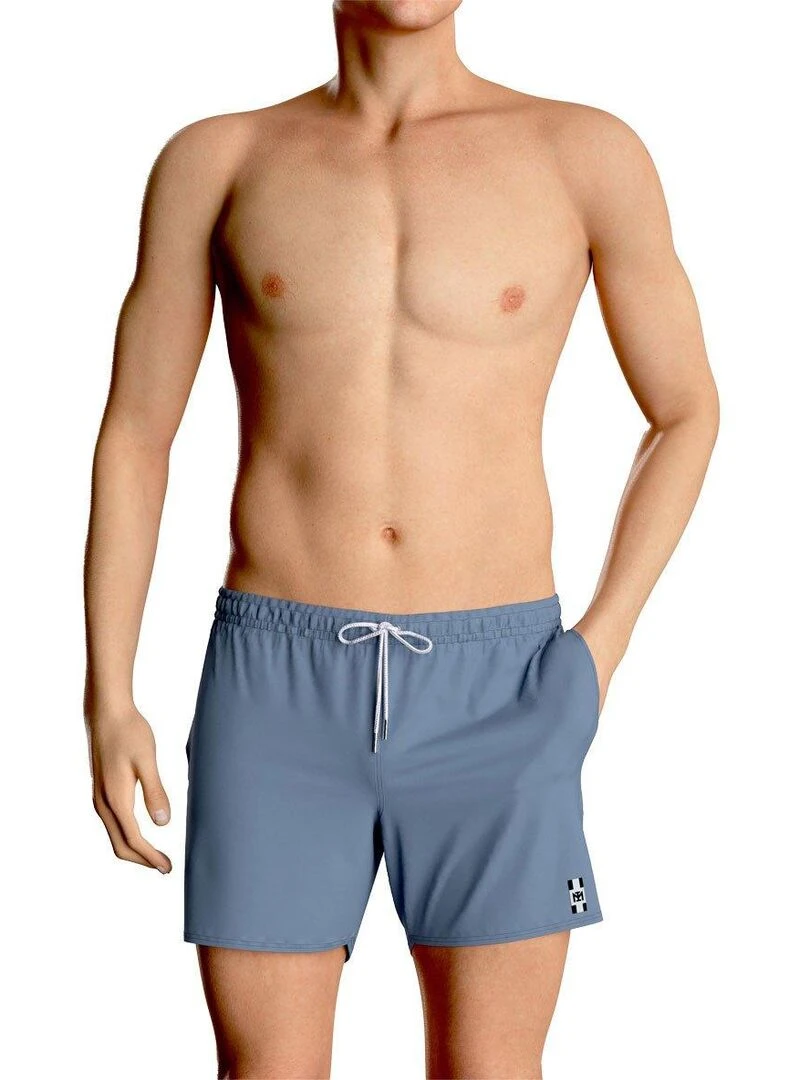 Short de bain homme Bleu