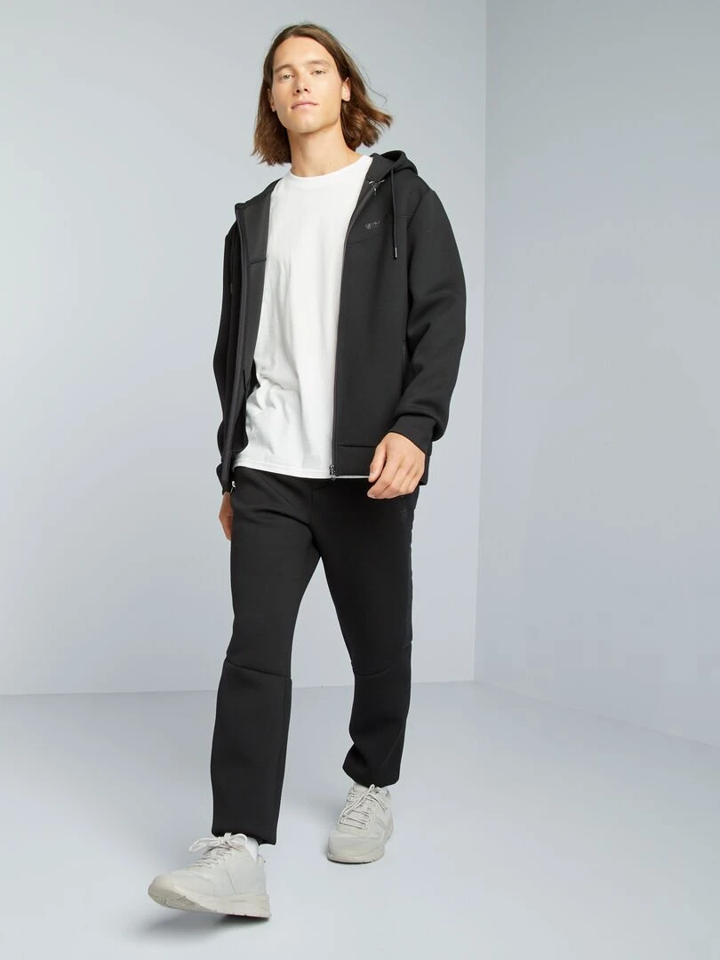 Sweat néoprène à capuche Noir