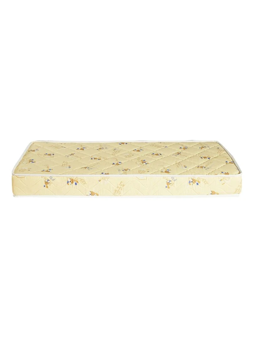 Matelas Bébé BiConfort hypoallergénique en Mousse Fabriqué en France   Jaune pâle