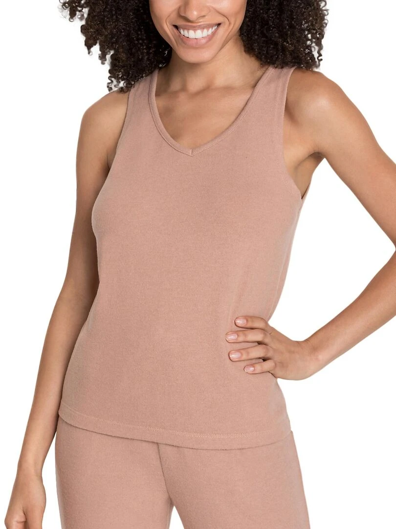 Top loungewear Strick Beige