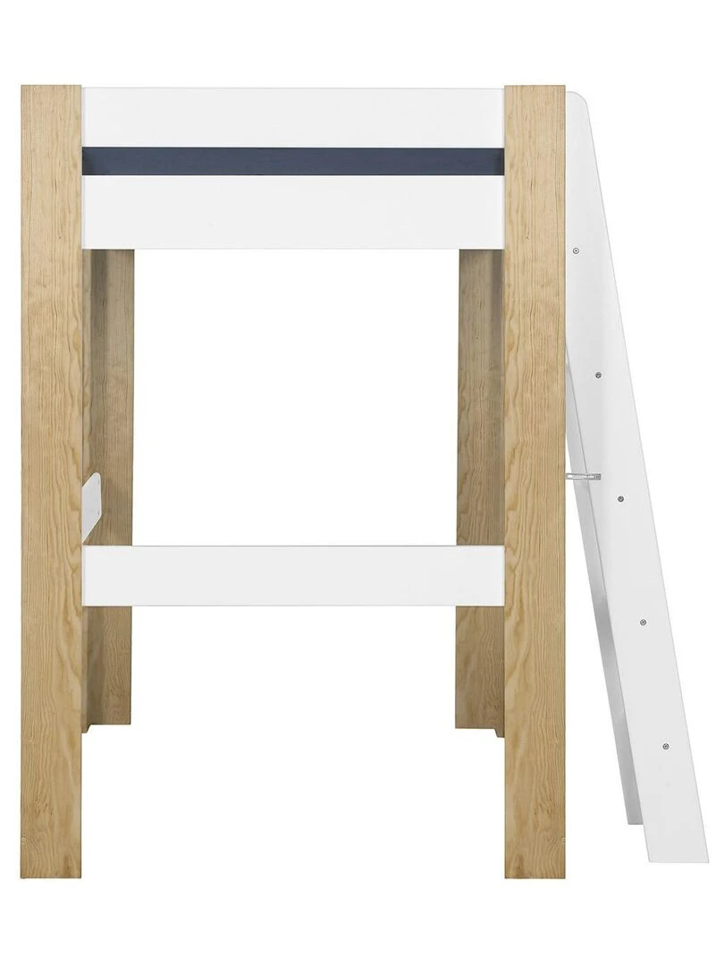 Lit mezzanine 2 places Ali   AKITEN RETAIL   Blanc Marron