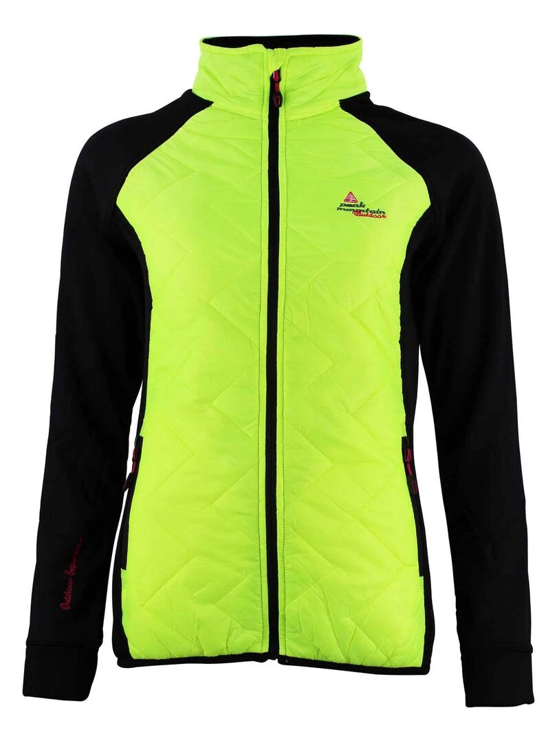 Blouson polarshell femme ACERBI Noir Jaune