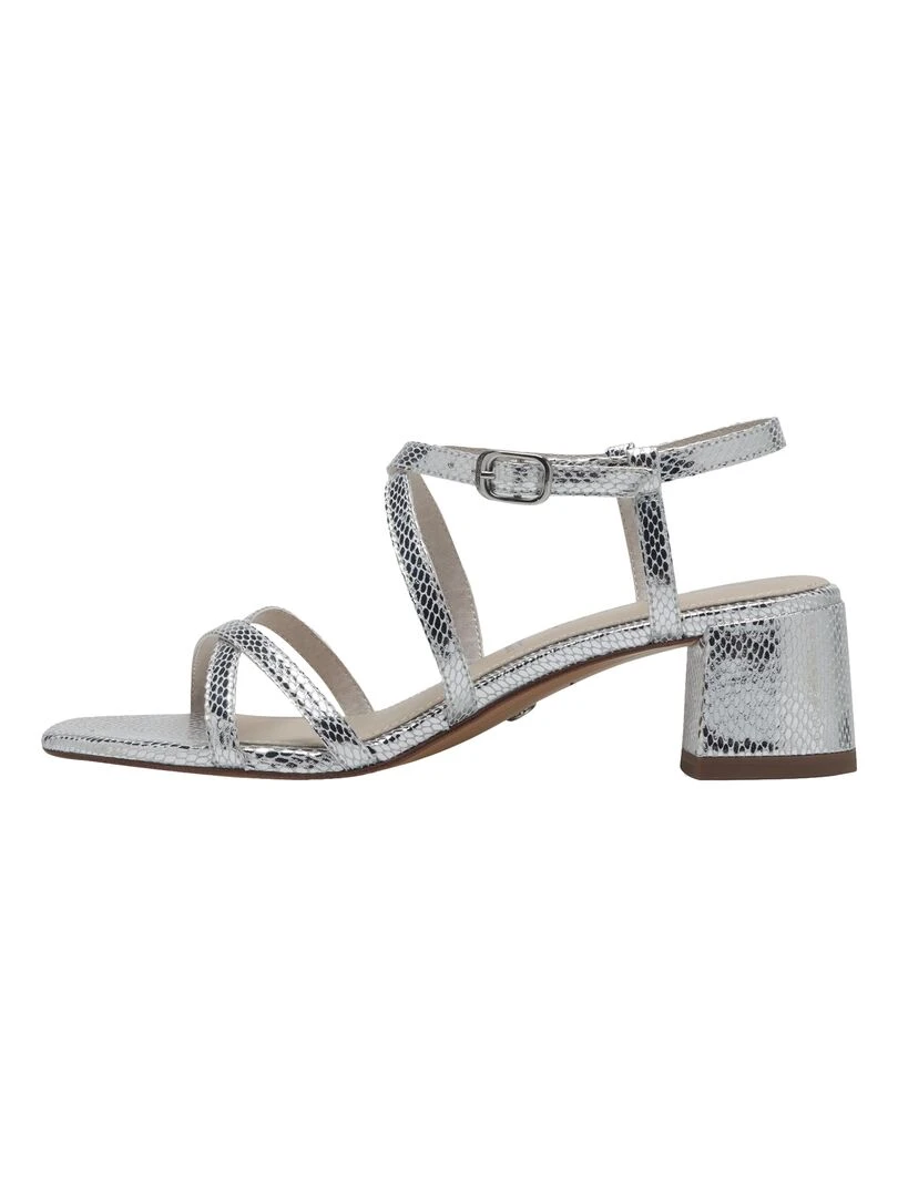 Sandale à Bride Talon Tamaris Argent