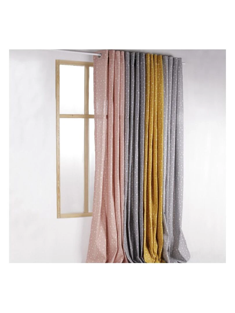Rideau  'ETOILES' 'TODAY'   Bleu gris