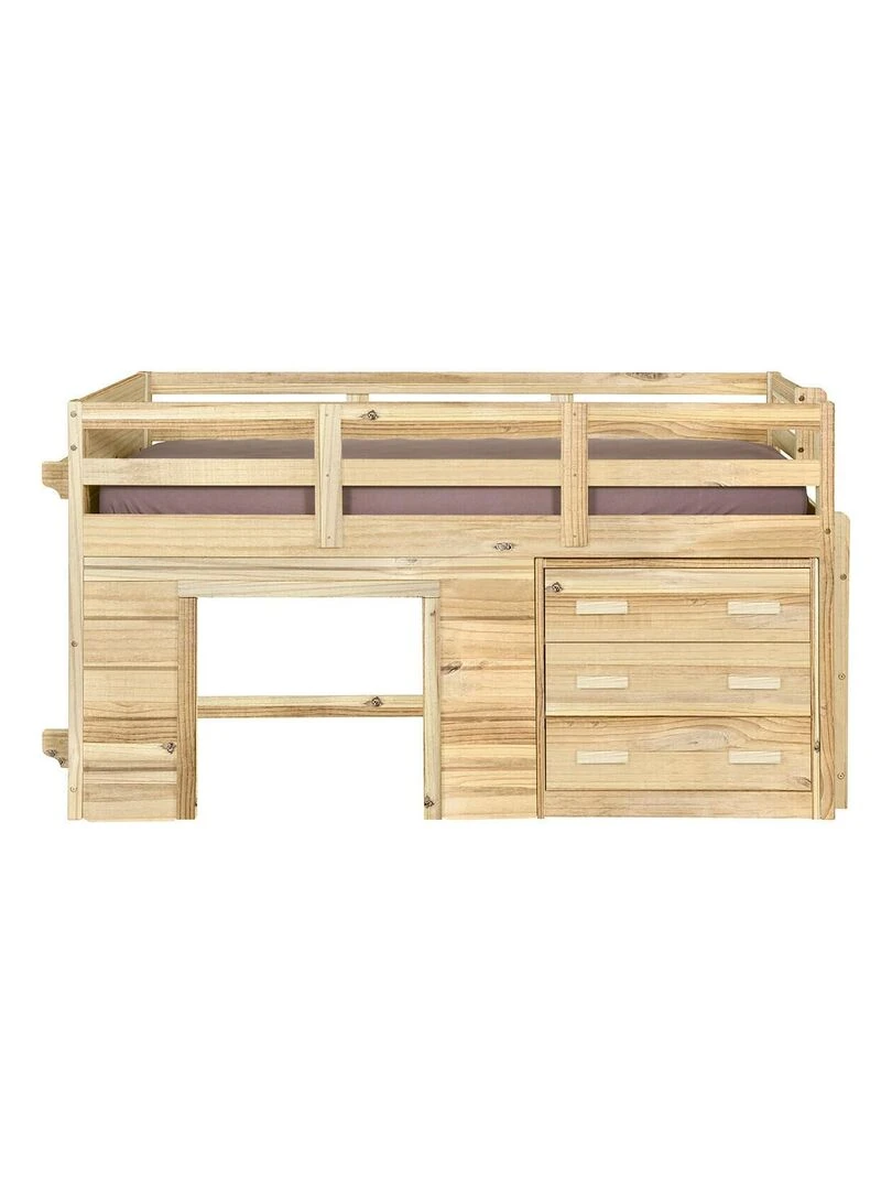 Lit mi hauteur Cloud   AKITEN RETAIL   Marron