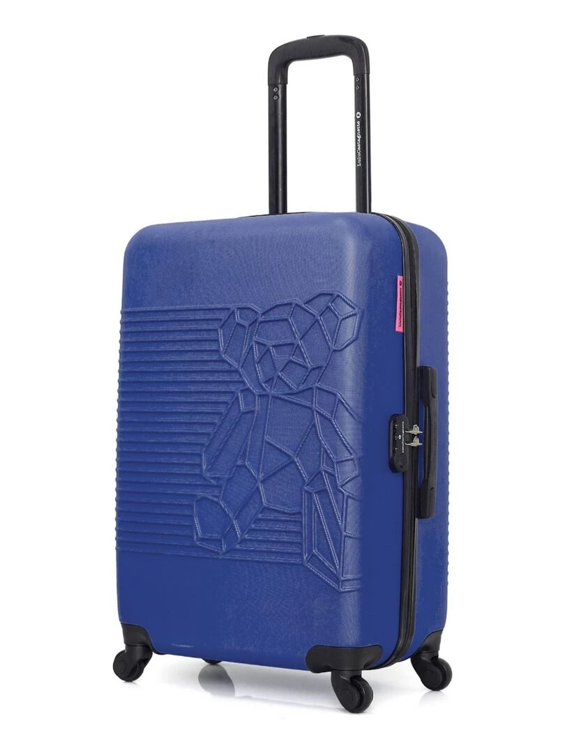 LULU CASTAGNETTE VALISE L LULU BEAR CUBE A Bleu marine