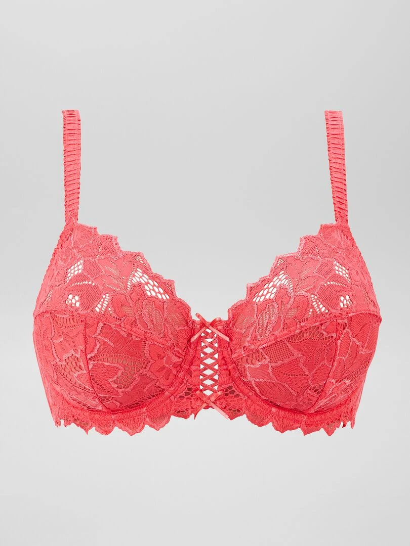 Soutien gorge dentelle Arum  'Sans Complexe'   ROSE