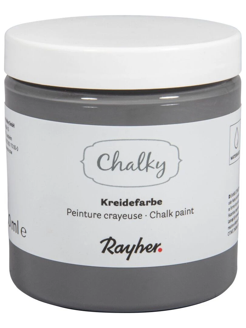 Peinture Craie Gris foncé Chalky Finish 230 ml N/A