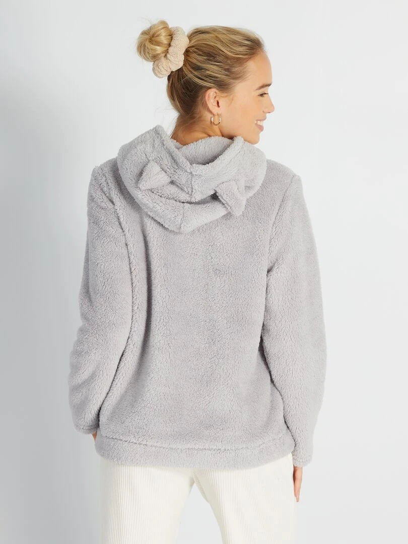 Sweat en polaire   gris