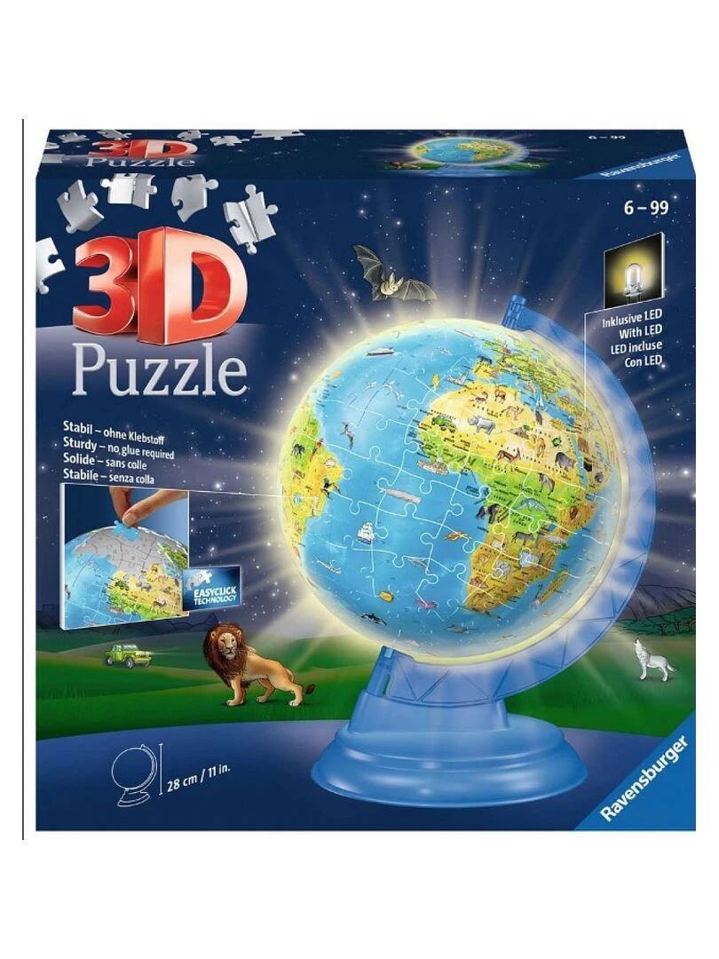 Puzzle 3d Globe Illumine 180p N/A
