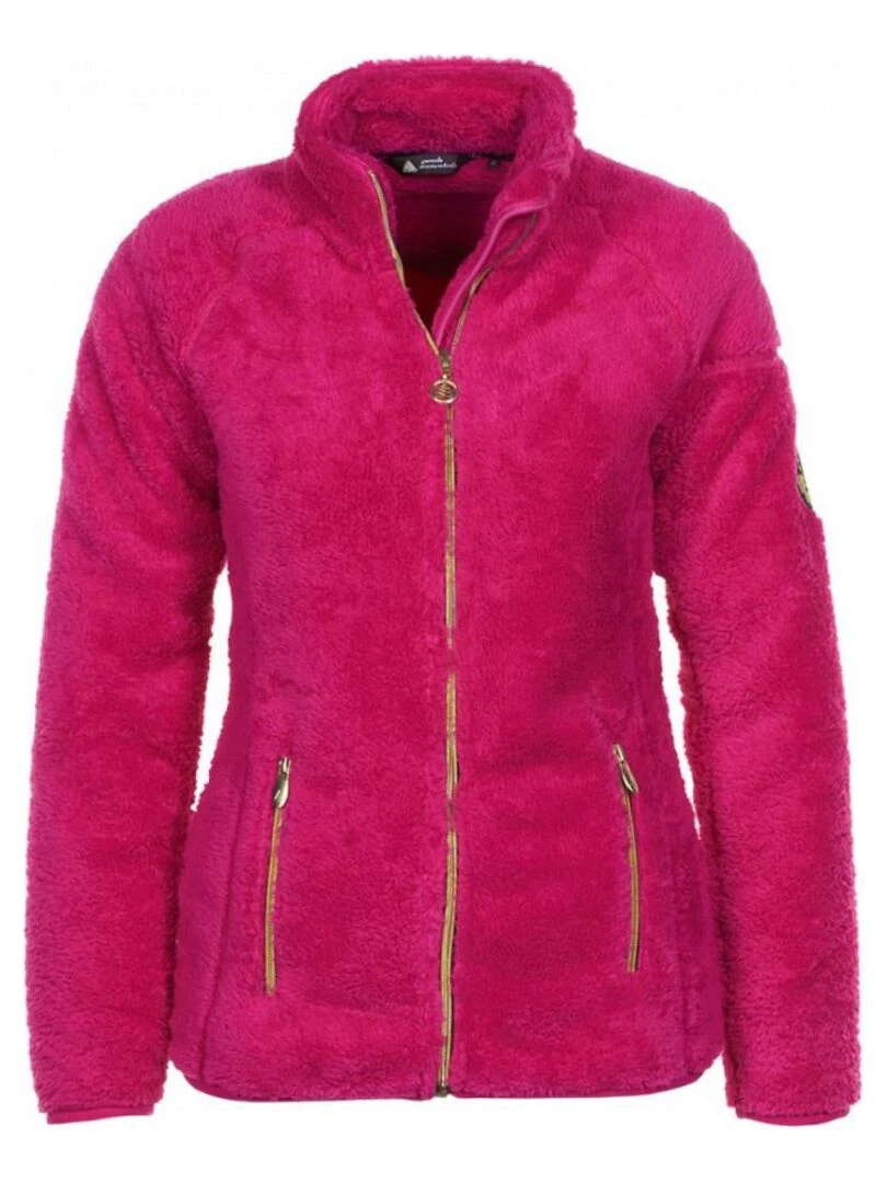 Blouson polaire femme AVIANE Rose fushia