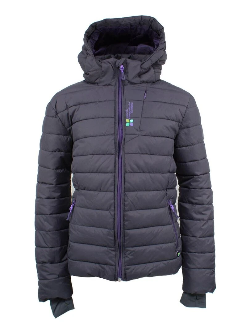 Doudoune de ski fille GAPTI PEAK MOUNTAIN Noir Noir