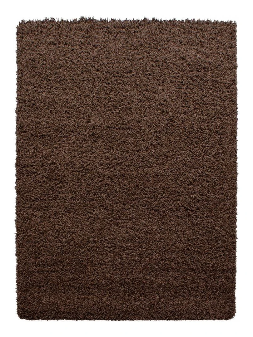 Tapis shaggy UNI C OEKO TEX® Marron