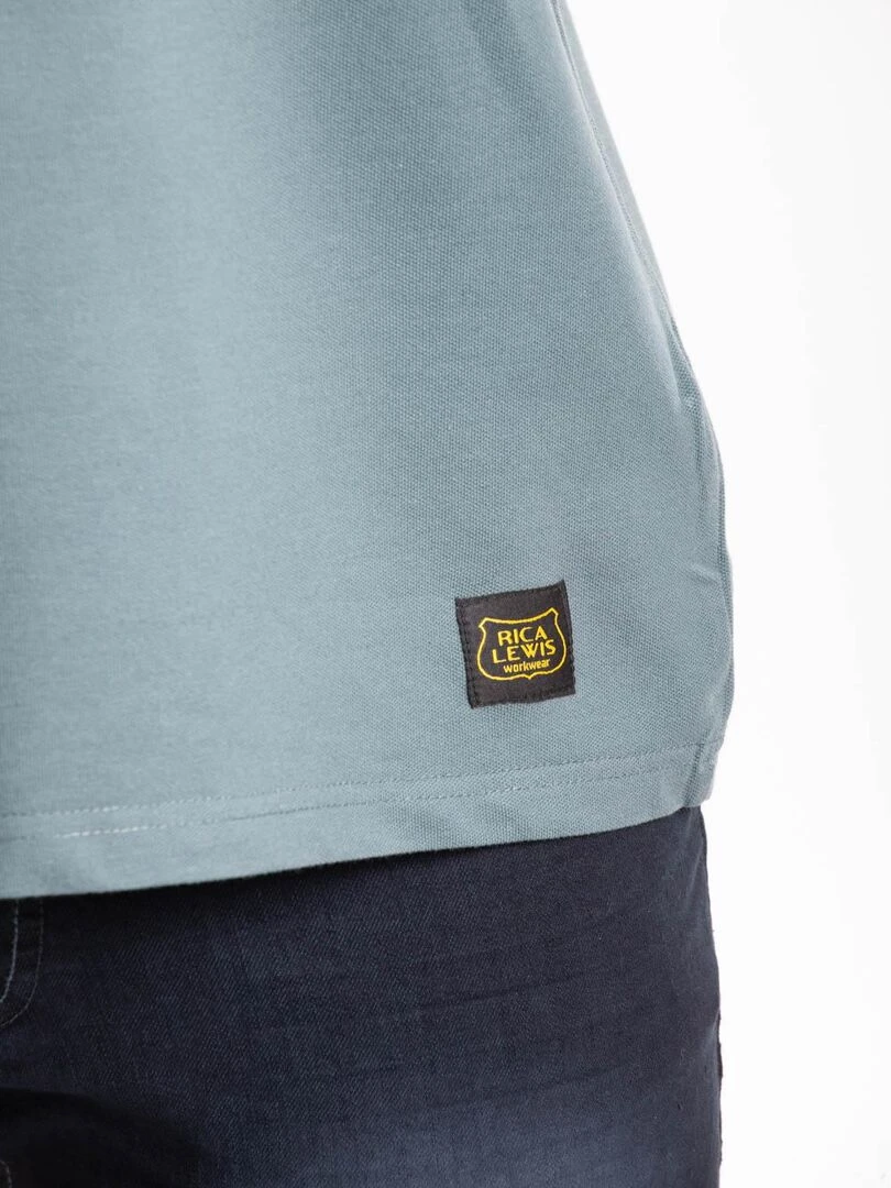 Polo stretch renforcé WORKPOL 'Rica Lewis'   Vert