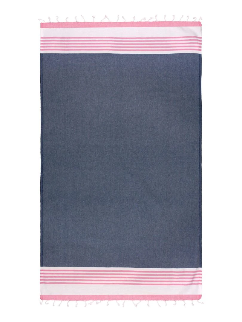 Serviette hammam Mist "Happyfriday" Bleu