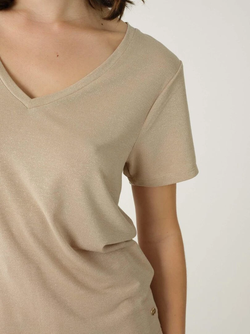 T shirt pour femme 'Deeluxe'   Beige