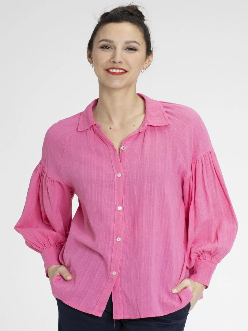 Chemisiers chemise COLINE Gérard Pasquier Rose
