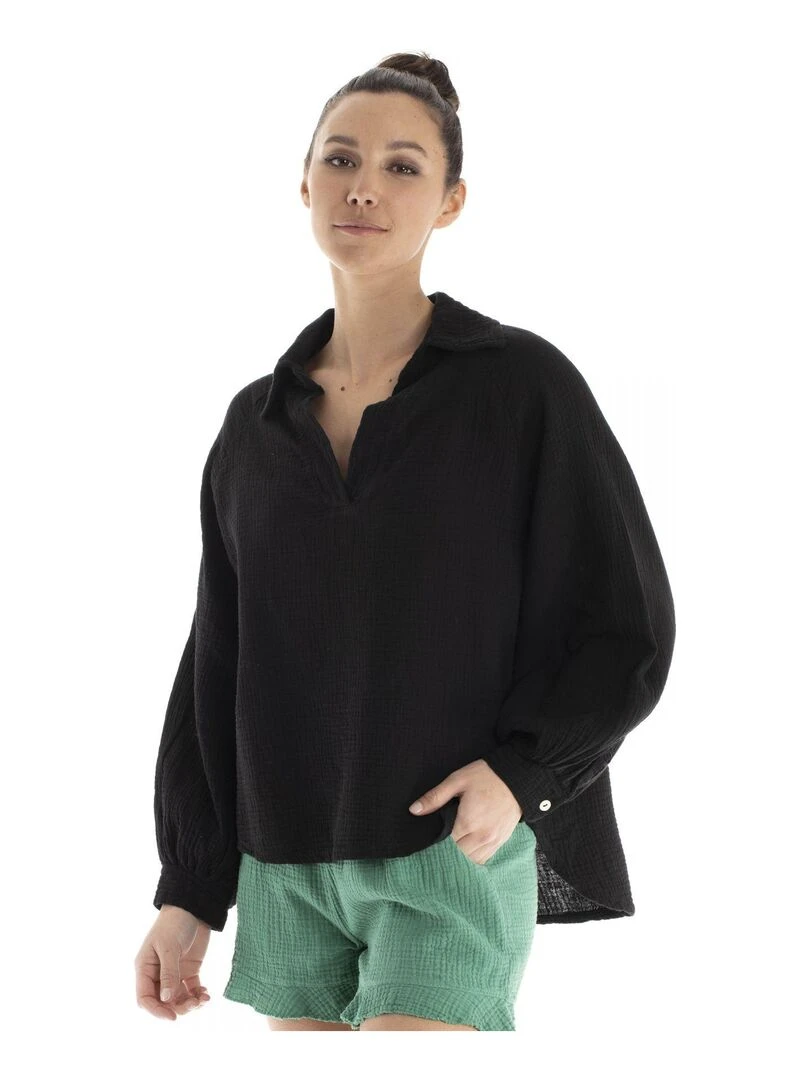 Chemisier  CARMEN   Gérard Pasquier   Noir Noir