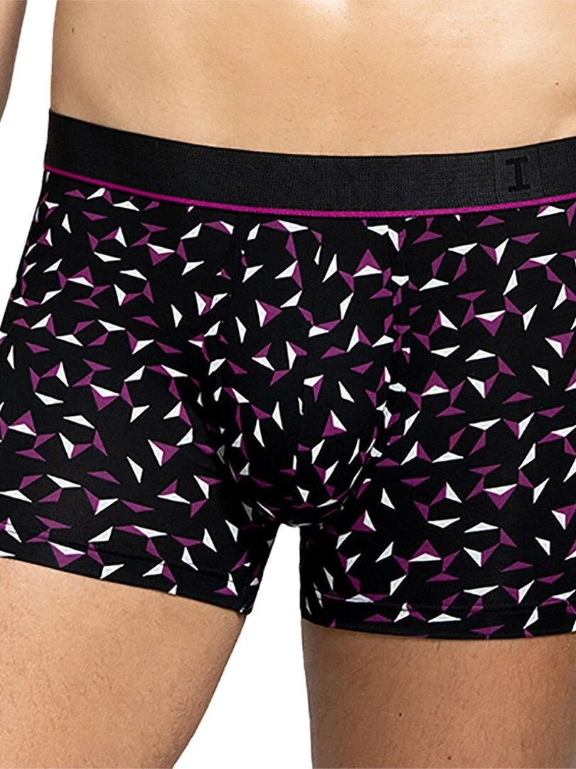 Boxer Lush imprimé graphique en lyocell Violet