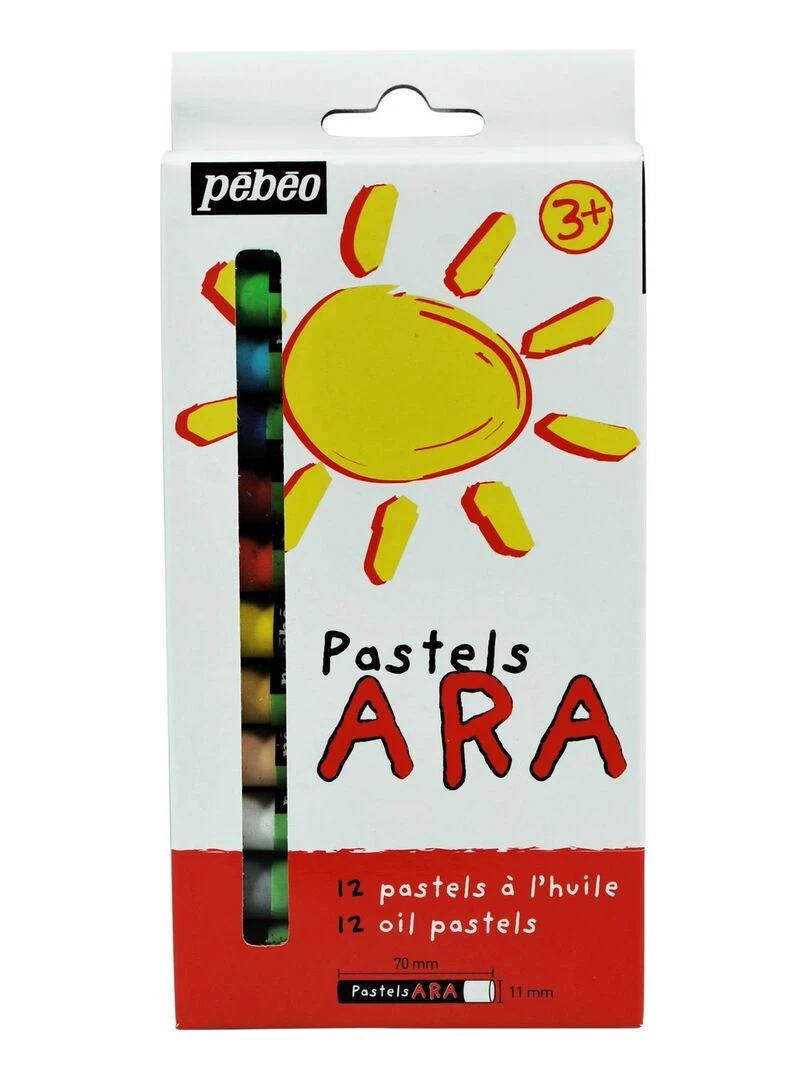 Boîte de 12 pastels à l'huile N/A