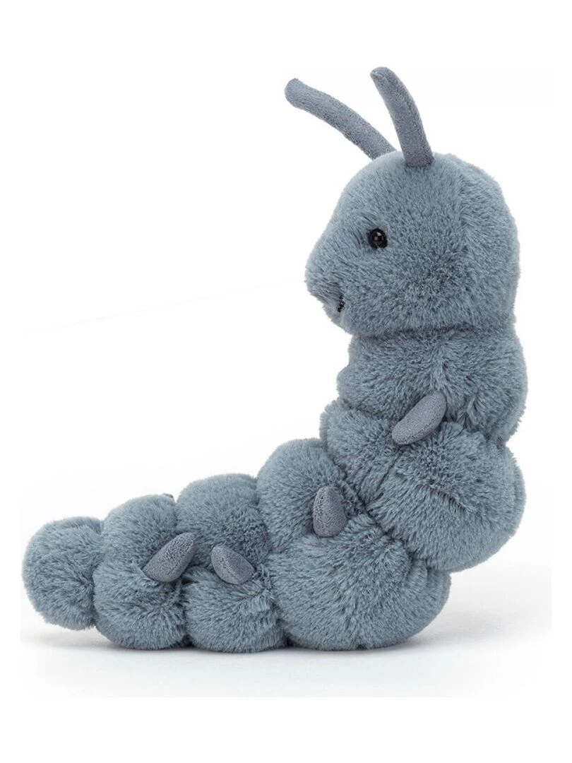 Peluche Wriggidig insecte   l : 5 cm x H: 18 cm   Bleu