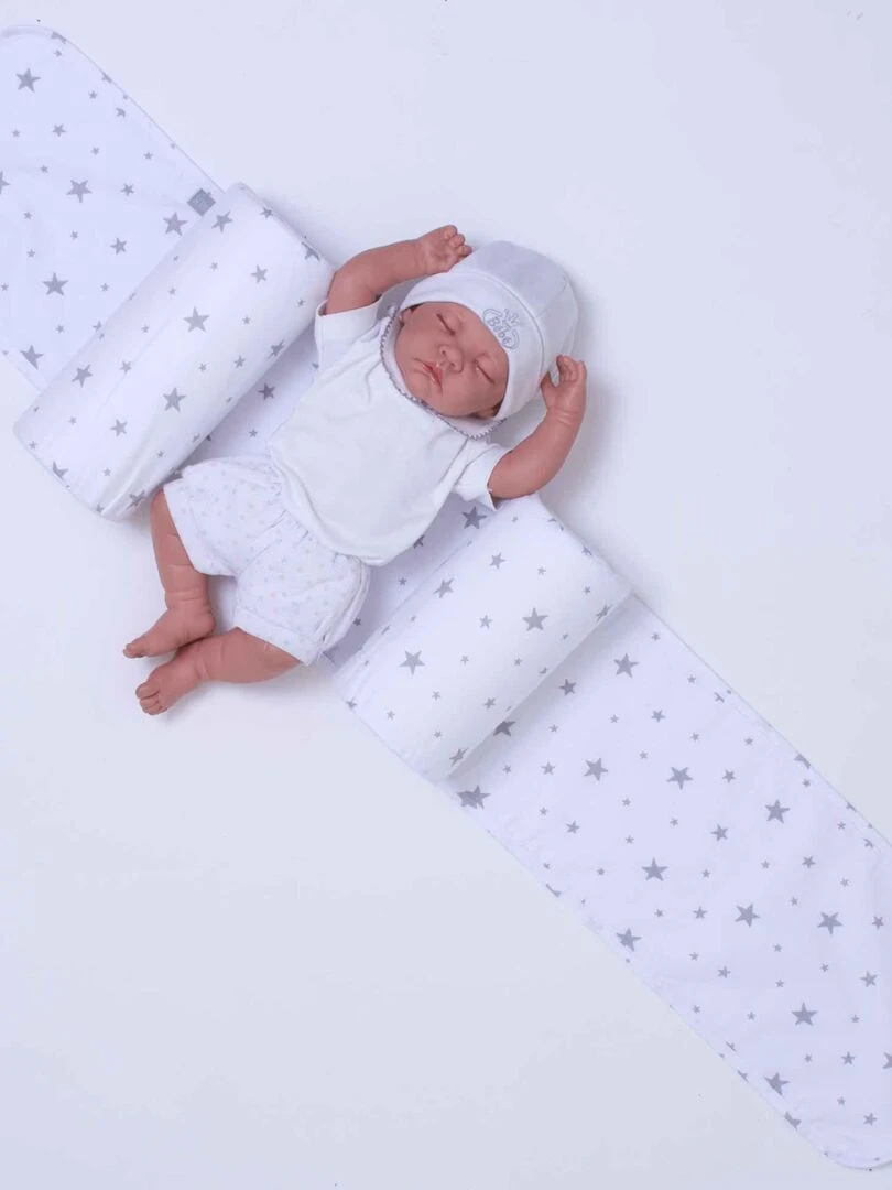 Cale bébé pour lit ou berceau  STELLA   Blanc