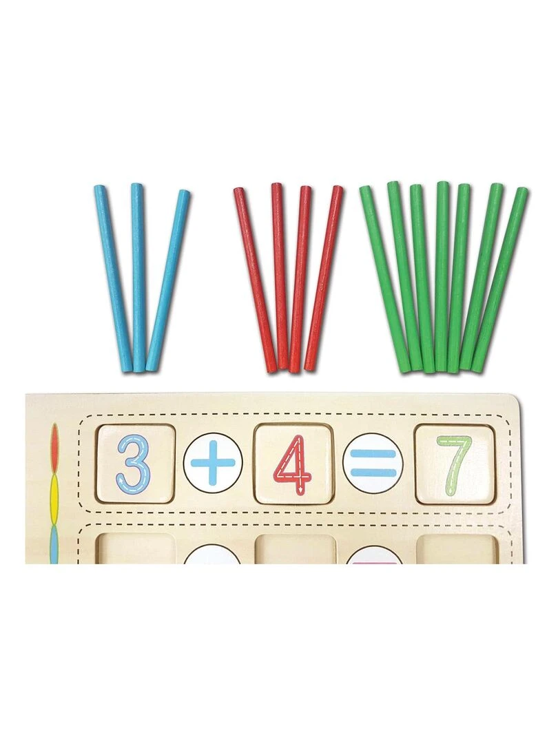 Boîte En Bois Pour Apprendre Les Maths Et Les Opérations N/A