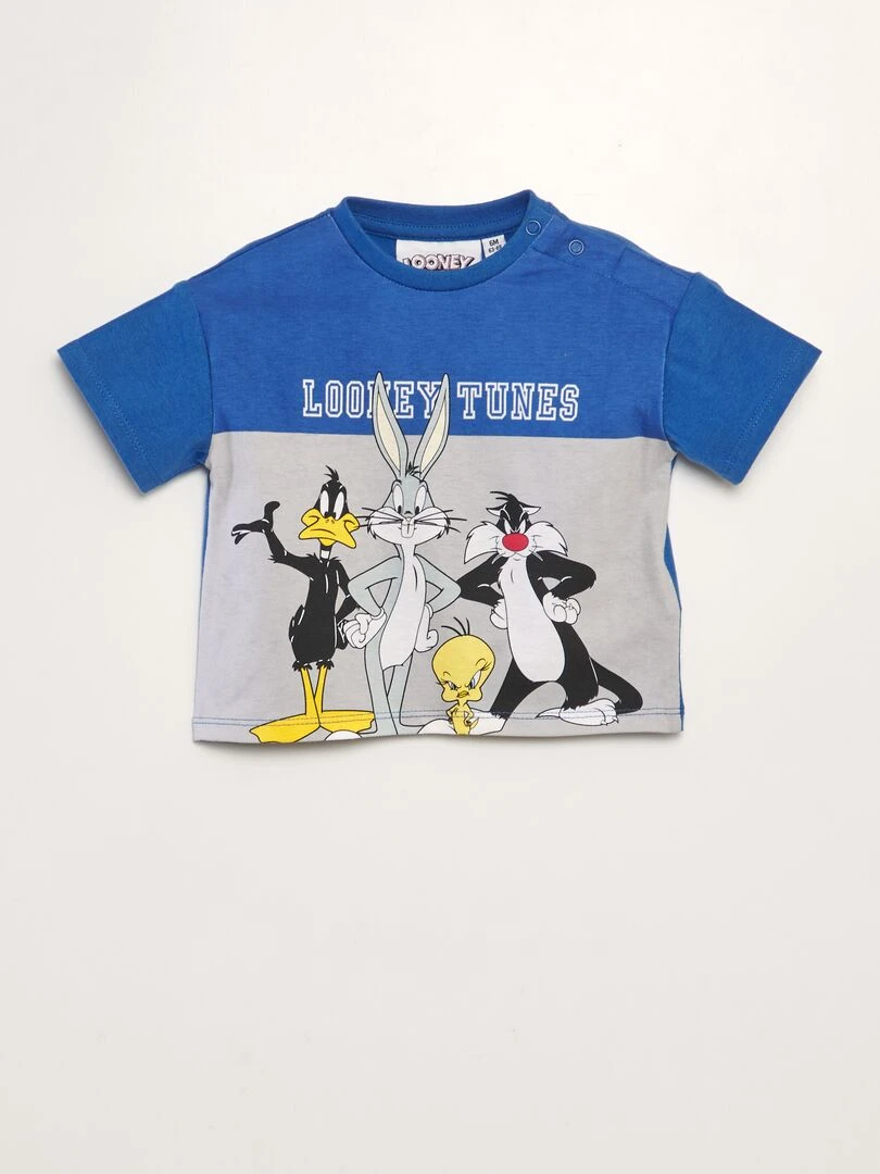 T shirt à manches courtes 'Looney Tunes' GRIS