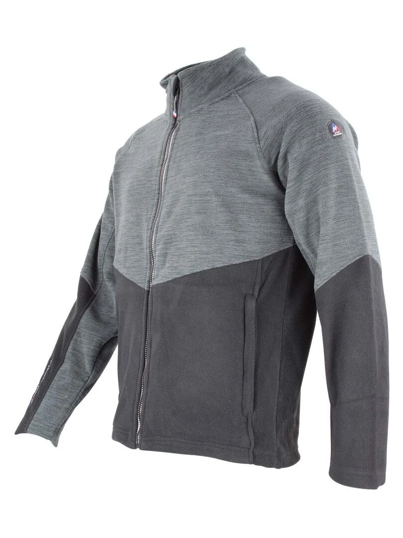 Blouson polaire homme CROCUS   PEAK MOUNTAIN   Gris foncé