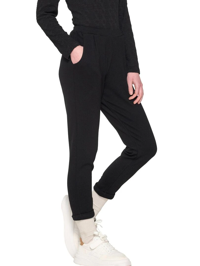 Pantalon chino taille haute Inspired   Noir