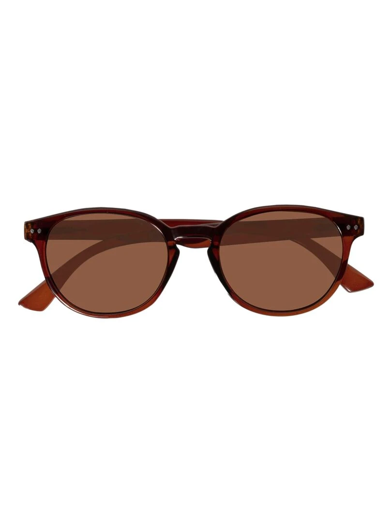 Lunettes de soleil recyclées Mixte Café Marron cappuccino