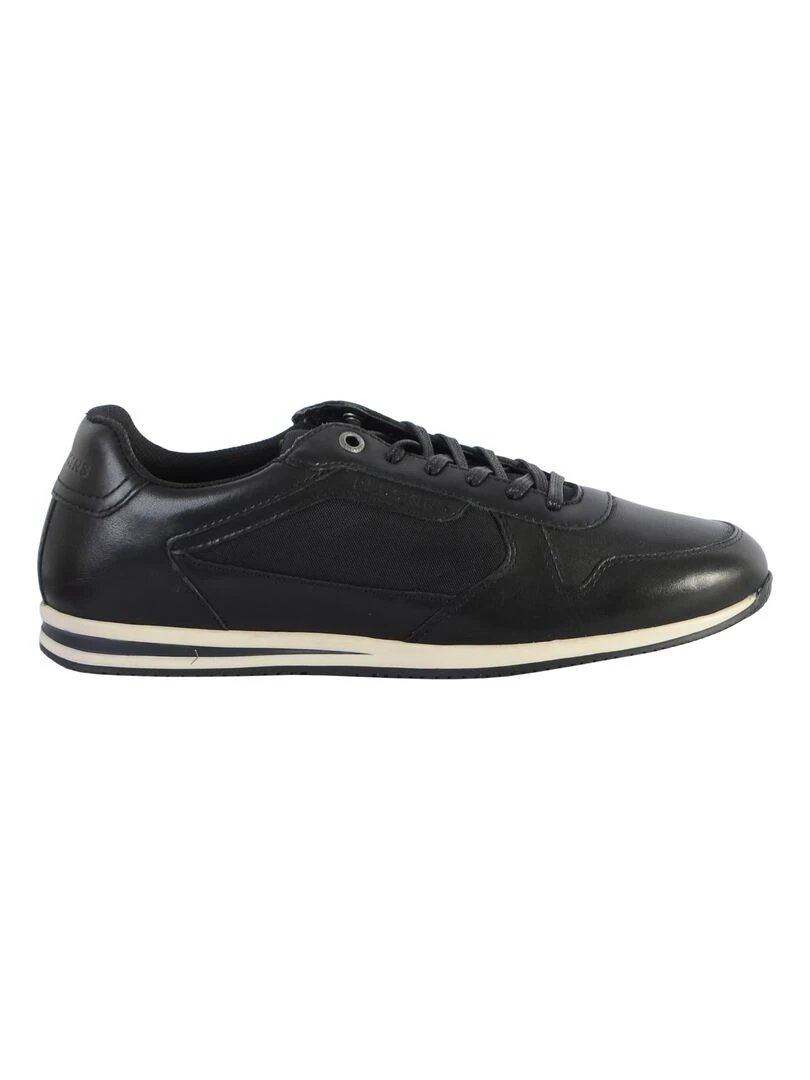 Basket Cuir Redskins Linos Noir