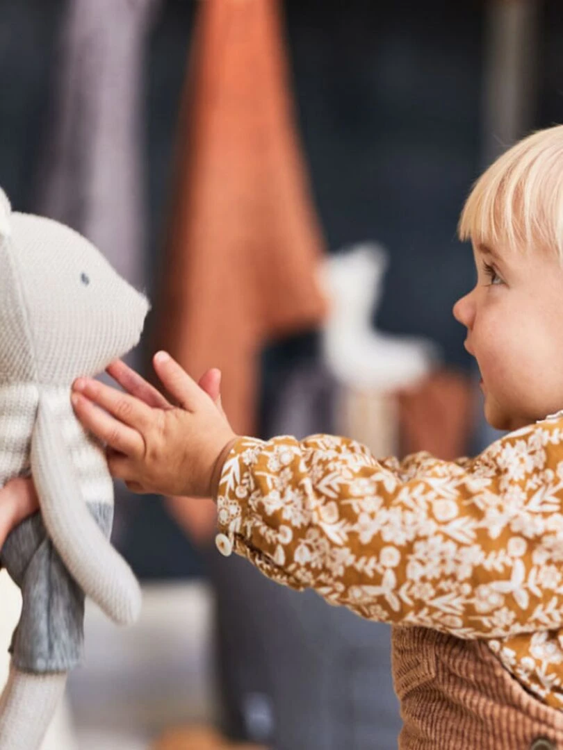 Peluche Lapin Joey gris (50 cm)   Gris