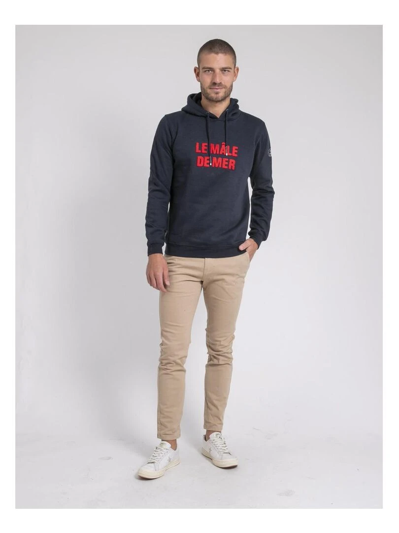 Sweat capuche WILMAX   Bleu marine