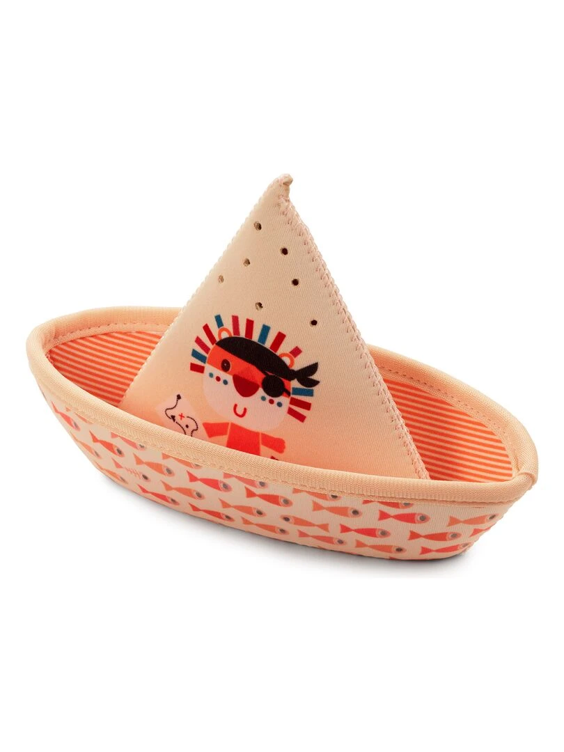 Lot de 3 jouets de bain bateau Jungle   Multicolore