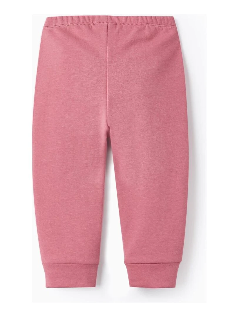 Pantalon de sport pour bébé fille 'Hearts' GREAT GOALS GREAT WORLD Rose foncé