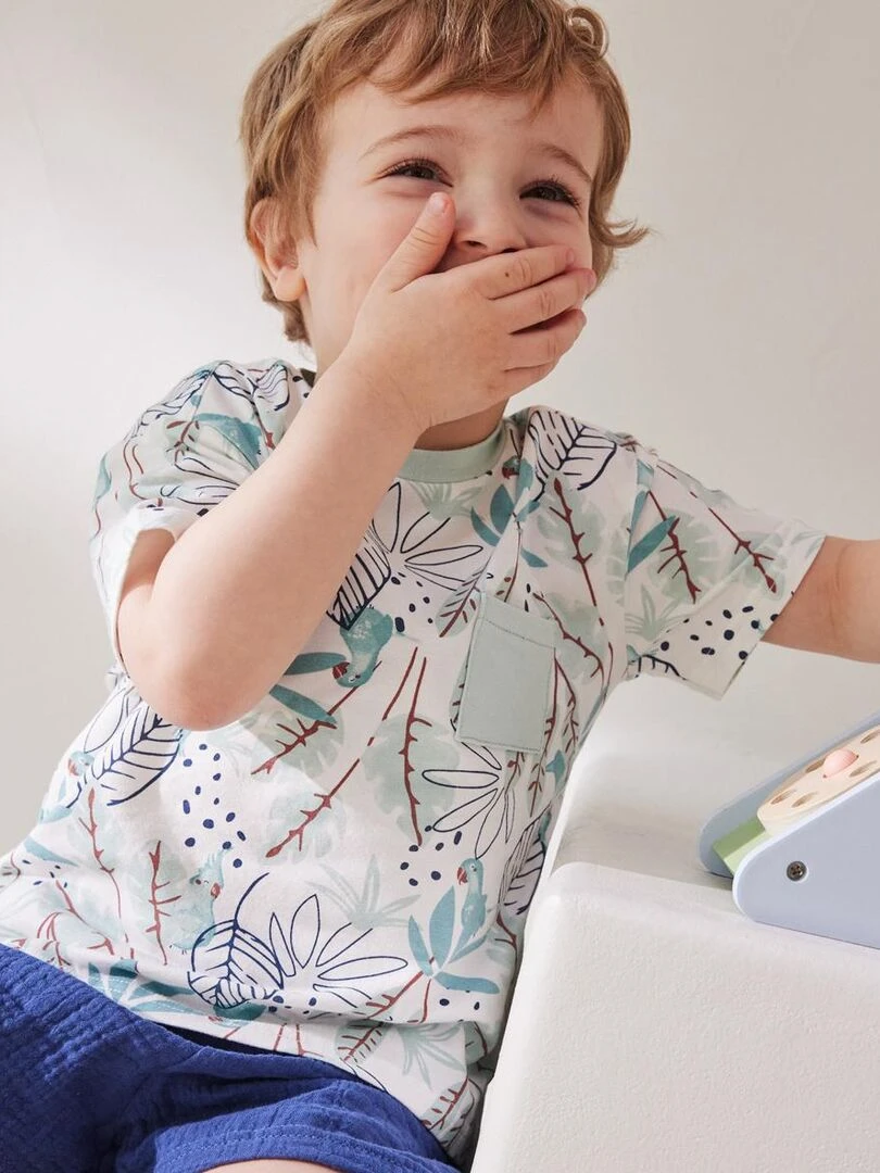 T shirt bébé Belem   Bleu