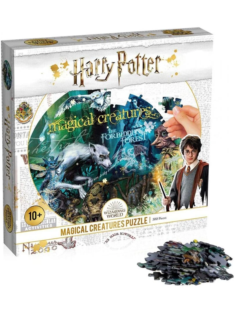 PUZZLE HARRY POTTER CREATURES MAGIQUES 500 PIECES PACK BLANC N/A