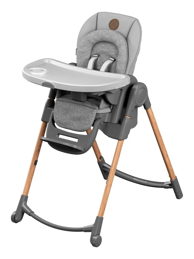 MAXI COSI Chaise Haute Minla évolutive 6 positions de la naissance à 6 ans Essential Grey Gris Gris