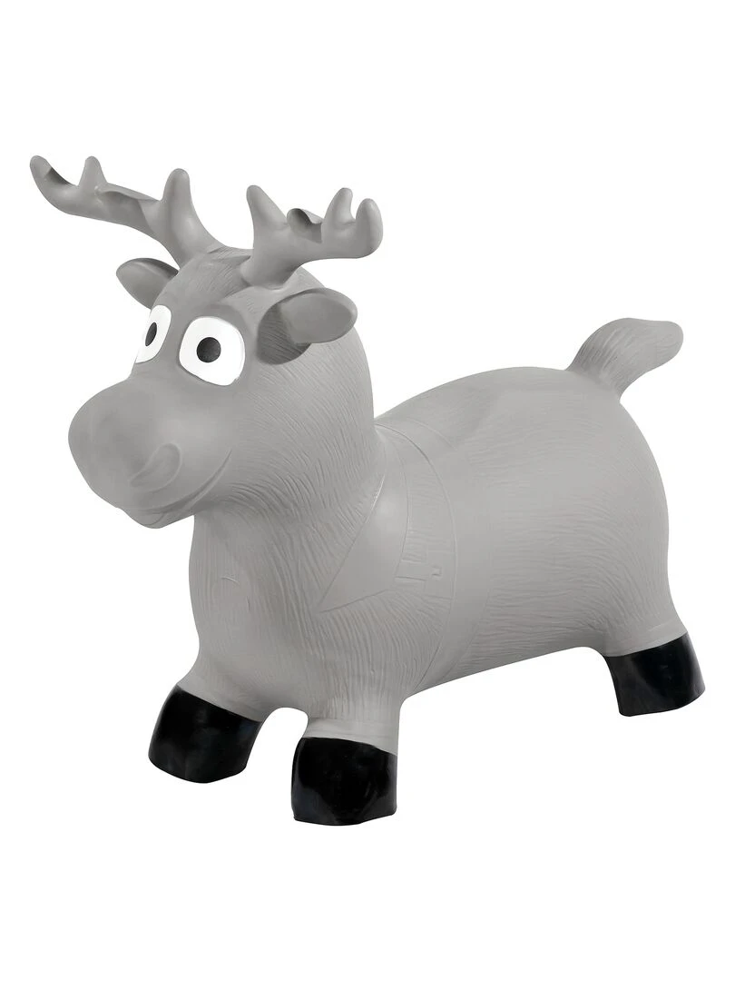 Animal sauteur gonflable en plastique élan Gris foncé