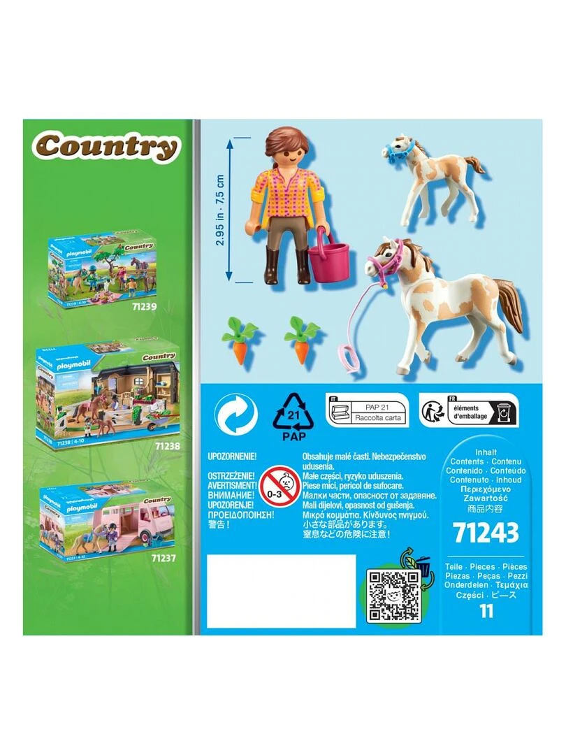 71243 'Playmobil' Jument et poulain   N/A