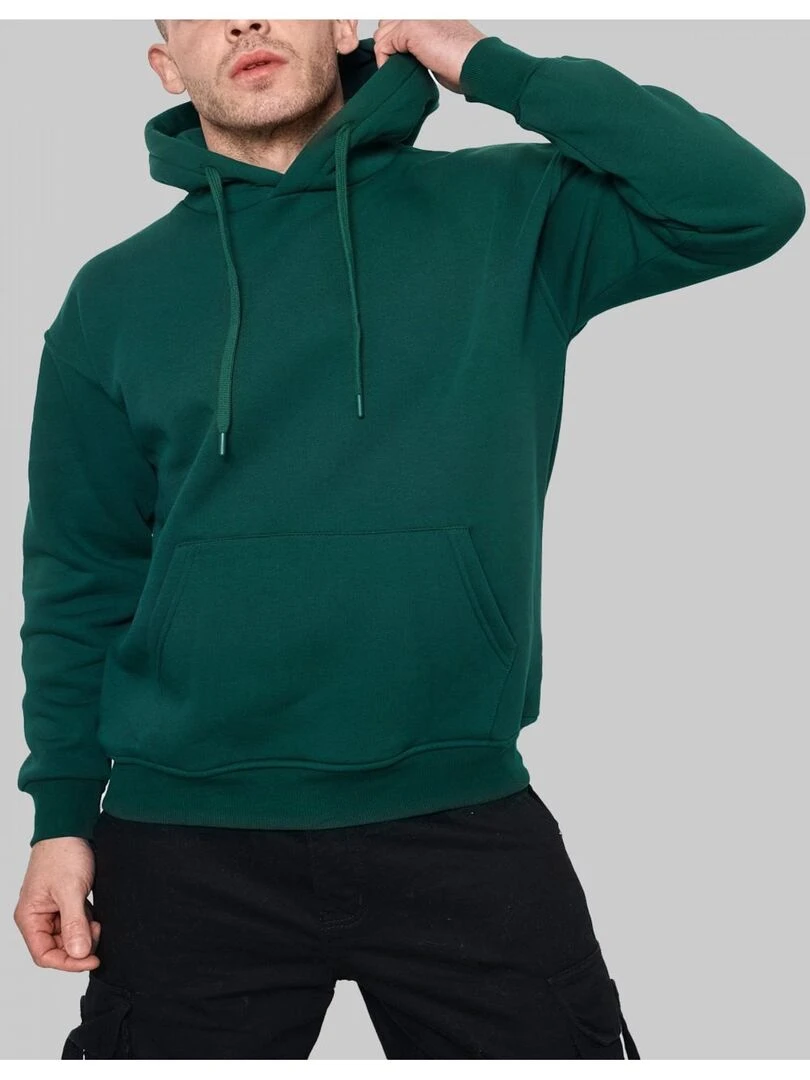 Sweat à capuche Kebello Vert